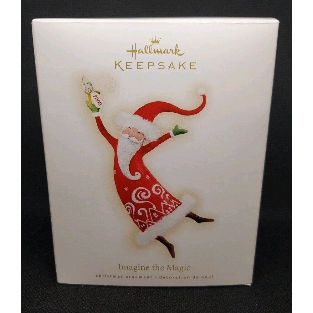 Hallmark Keepsake Ornament Imagine the Magic Santa Claus Leaping 2009
